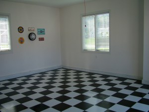 The Painted Floor Awaiting the Lift