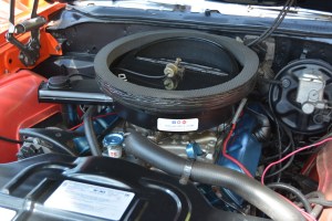 Completed engine compartment.